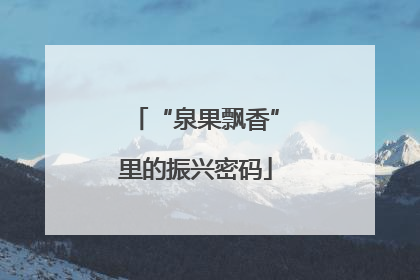 “泉果飘香”里的振兴密码