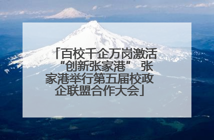 百校千企万岗激活“创新张家港” 张家港举行第五届校政企联盟合作大会