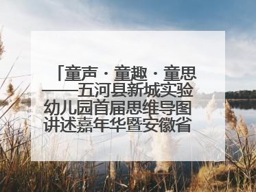 童声・童趣・童思——五河县新城实验幼儿园首届思维导图讲述嘉年华暨安徽省学前教育教研基地园项目阶段性成果展示活动
