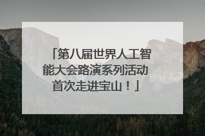 第八届世界人工智能大会路演系列活动首次走进宝山！