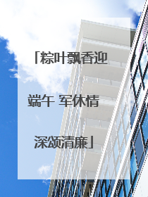 粽叶飘香迎端午 军休情深颂清廉