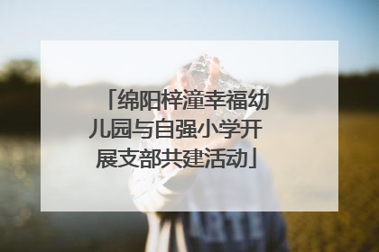 绵阳梓潼幸福幼儿园与自强小学开展支部共建活动