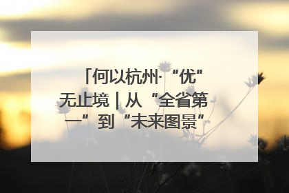 何以杭州·“优”无止境｜从“全省第一”到“未来图景” 余杭加速航行