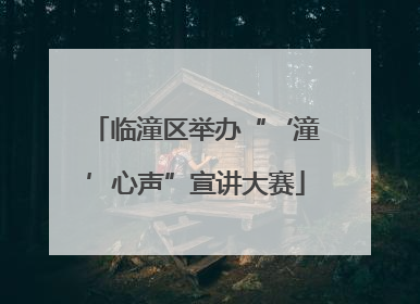 临潼区举办“‘潼’心声”宣讲大赛