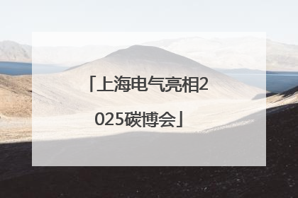 上海电气亮相2025碳博会