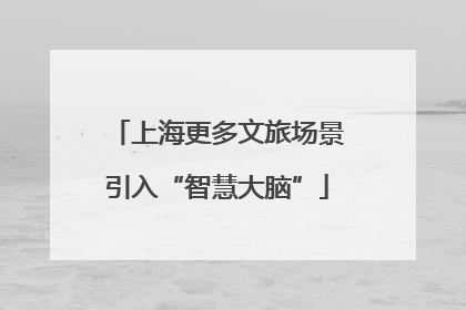 上海更多文旅场景引入“智慧大脑”