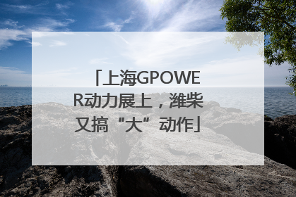 上海GPOWER动力展上，潍柴又搞“大”动作
