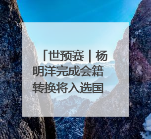 世预赛｜杨明洋完成会籍转换将入选国足，伊万想通了要打双后腰？