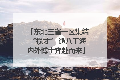 东北三省一区集结“揽才” 逾八千海内外博士奔赴而来