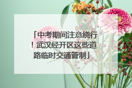 中考期间注意绕行！武汉经开区这些道路临时交通管制