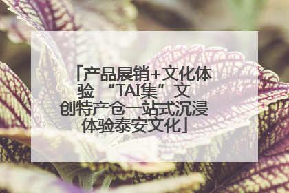 产品展销+文化体验 “TAI集”文创特产仓一站式沉浸体验泰安文化