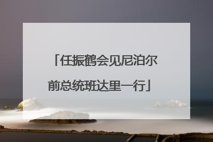 任振鹤会见尼泊尔前总统班达里一行