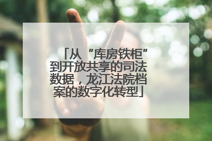 从“库房铁柜”到开放共享的司法数据，龙江法院档案的数字化转型