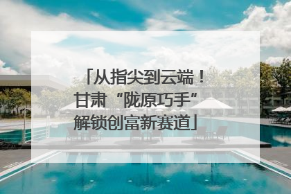 从指尖到云端！甘肃“陇原巧手”解锁创富新赛道