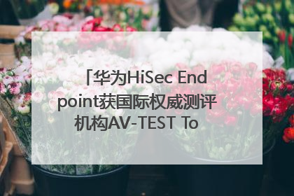 华为HiSec Endpoint获国际权威测评机构AV-TEST Top Product认证