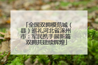 全国双拥模范城（县）巡礼河北省涿州市：军民携手展新篇 双拥共建续辉煌
