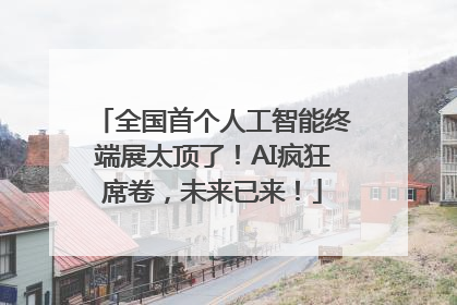 全国首个人工智能终端展太顶了！AI疯狂席卷，未来已来！