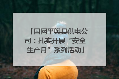国网平舆县供电公司：扎实开展“安全生产月”系列活动
