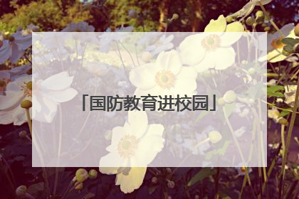 国防教育进校园