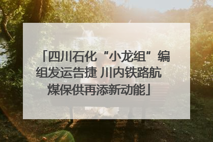 四川石化“小龙组”编组发运告捷 川内铁路航煤保供再添新动能