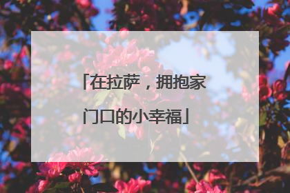在拉萨，拥抱家门口的小幸福
