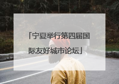 宁夏举行第四届国际友好城市论坛