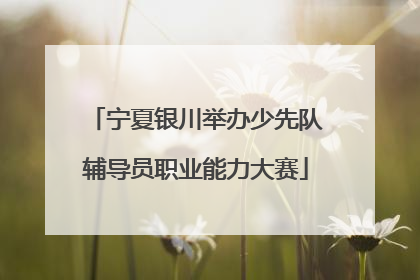 宁夏银川举办少先队辅导员职业能力大赛