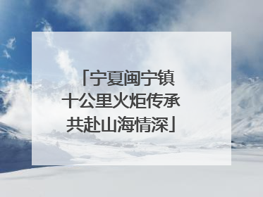 宁夏闽宁镇 十公里火炬传承共赴山海情深