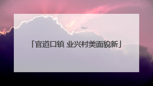 官道口镇 业兴村美面貌新