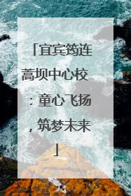 宜宾筠连蒿坝中心校：童心飞扬，筑梦未来