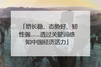 增长稳、态势好、韧性强……透过关键词感知中国经济活力