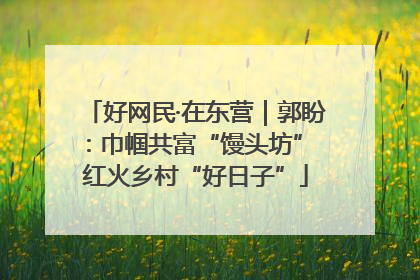 好网民·在东营｜郭盼：巾帼共富“馒头坊” 红火乡村“好日子”