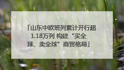 山东中欧班列累计开行超1.18万列 构建“买全球、卖全球”商贸格局