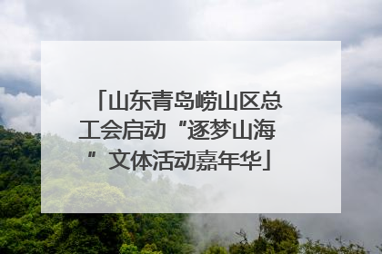 山东青岛崂山区总工会启动“逐梦山海”文体活动嘉年华