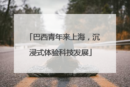 巴西青年来上海，沉浸式体验科技发展