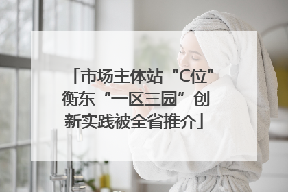 市场主体站“C位” 衡东“一区三园”创新实践被全省推介
