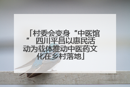 村委会变身“中医馆” 四川平昌以惠民活动为载体推动中医药文化在乡村落地