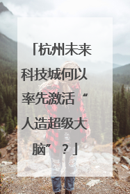 杭州未来科技城何以率先激活“人造超级大脑”？