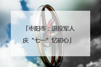 枣阳市：退役军人庆“七一”忆初心