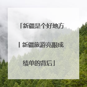 新疆是个好地方丨新疆旅游亮眼成绩单的背后