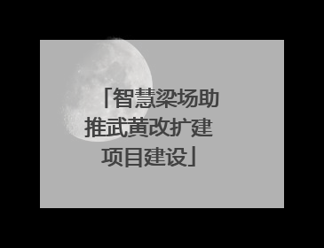 智慧梁场助推武黄改扩建项目建设