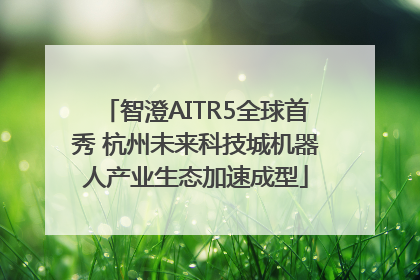 智澄AITR5全球首秀 杭州未来科技城机器人产业生态加速成型