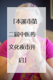 本溪市第二届中医药文化夜市开启