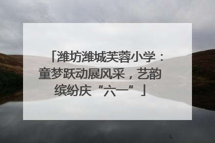 潍坊潍城芙蓉小学：童梦跃动展风采，艺韵缤纷庆“六一”