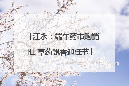 江永：端午药市购销旺 草药飘香迎佳节