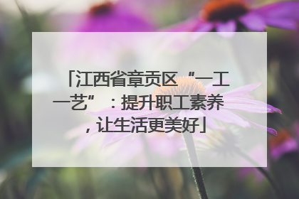 江西省章贡区“一工一艺”：提升职工素养，让生活更美好