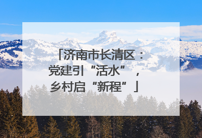 济南市长清区：党建引“活水”，乡村启“新程”