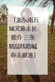 浙东南五城文旅来长推介 三条精品线路喊你去避暑