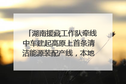 湖南援藏工作队牵线中车建起高原上首条清洁能源装配产线，本地大学生成车间检验员