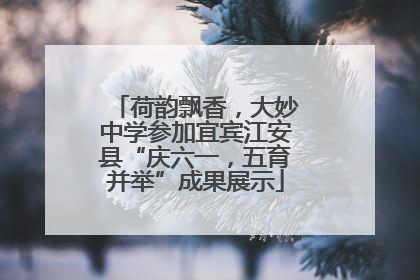 荷韵飘香，大妙中学参加宜宾江安县“庆六一，五育并举”成果展示